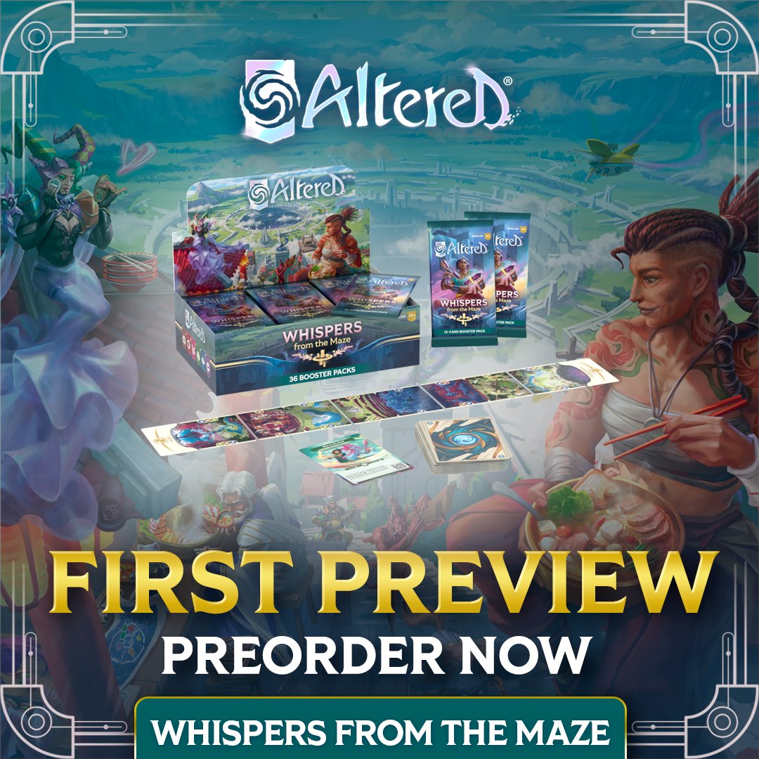 AlteredTCG Whispers from the Maze Preorder AlteredTCG Whispers from the Maze Preorder