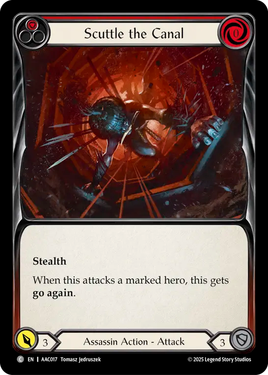 Scuttle the Canal (Red)