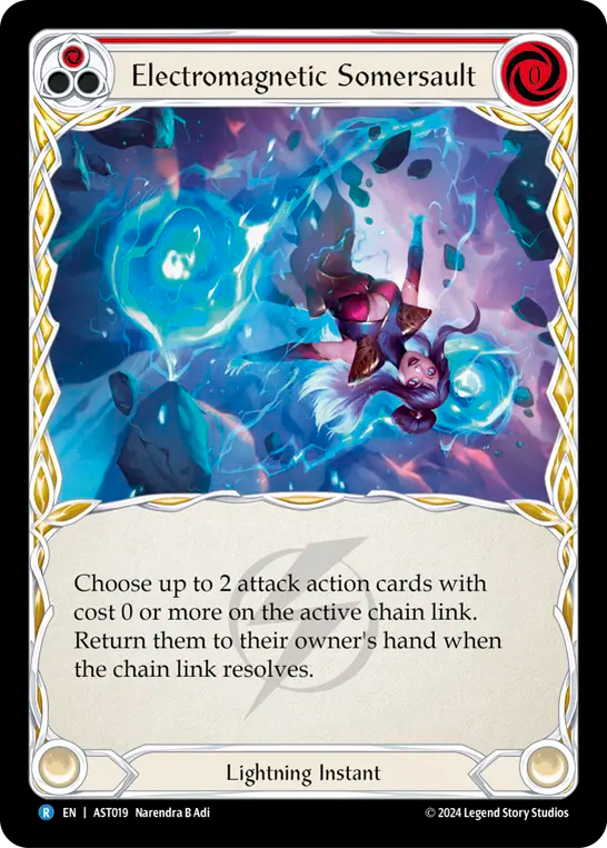 Electromagnetic Somersault