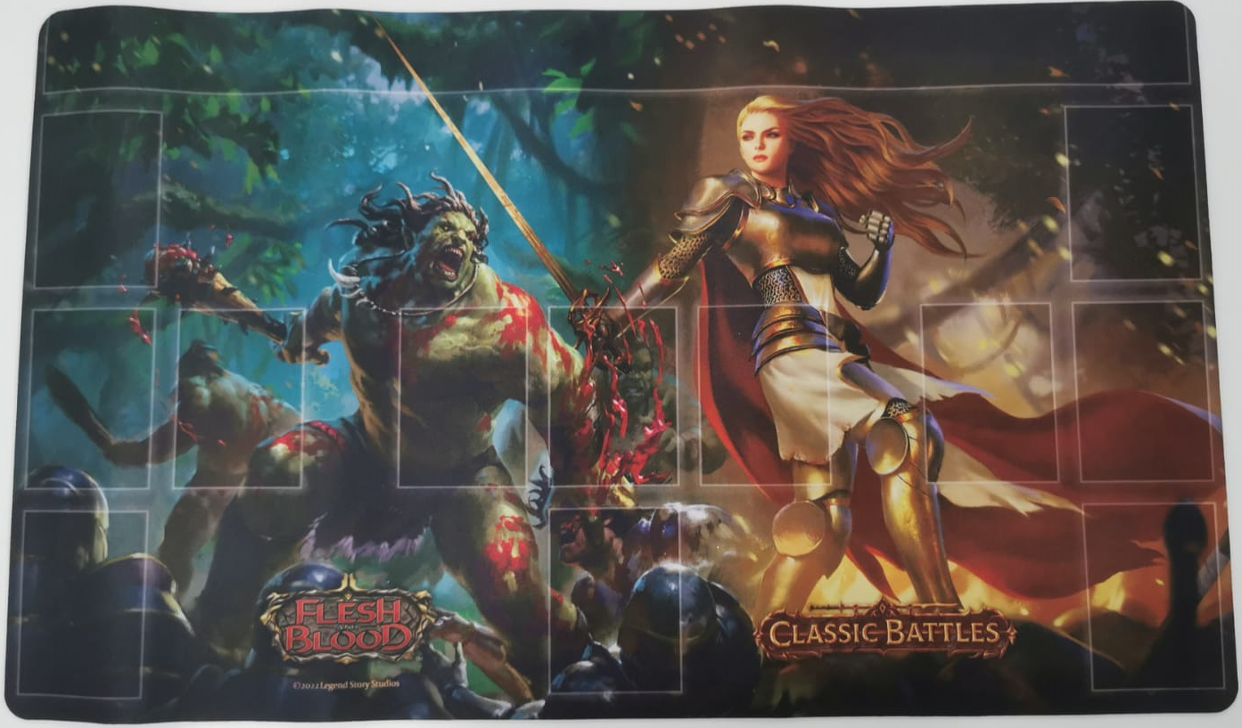 Classic Battles Dorinthea vs Rhinar Playmat