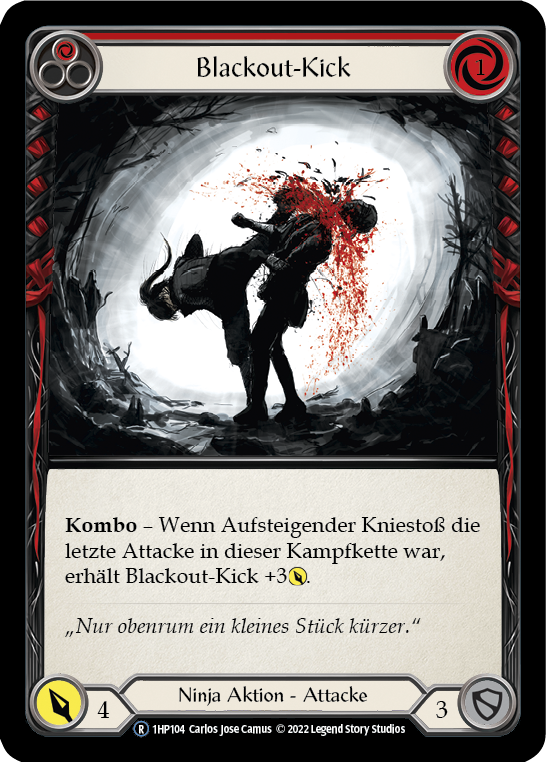 [German] Blackout Kick (Red) - 1HP104