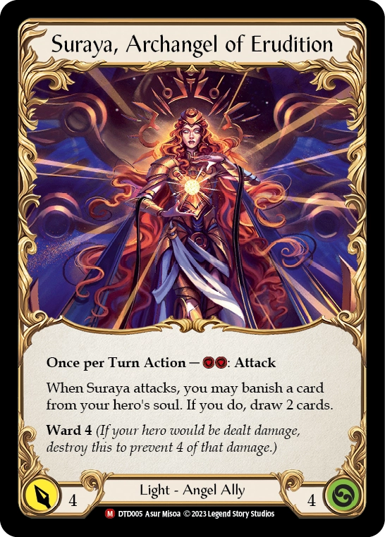 Figment of Erudition // Suraya, Archangel of Erudition - DTD005