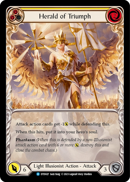 Herald of Triumph (Yellow) (Extended Art) - DTD027