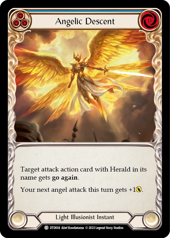 Angelic Descent (Blue) - DTD034