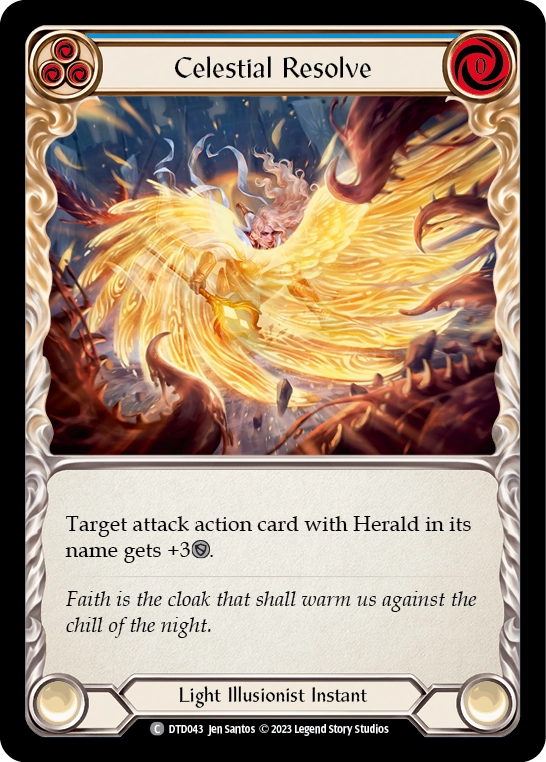 Celestial Resolve (Blue) - DTD043