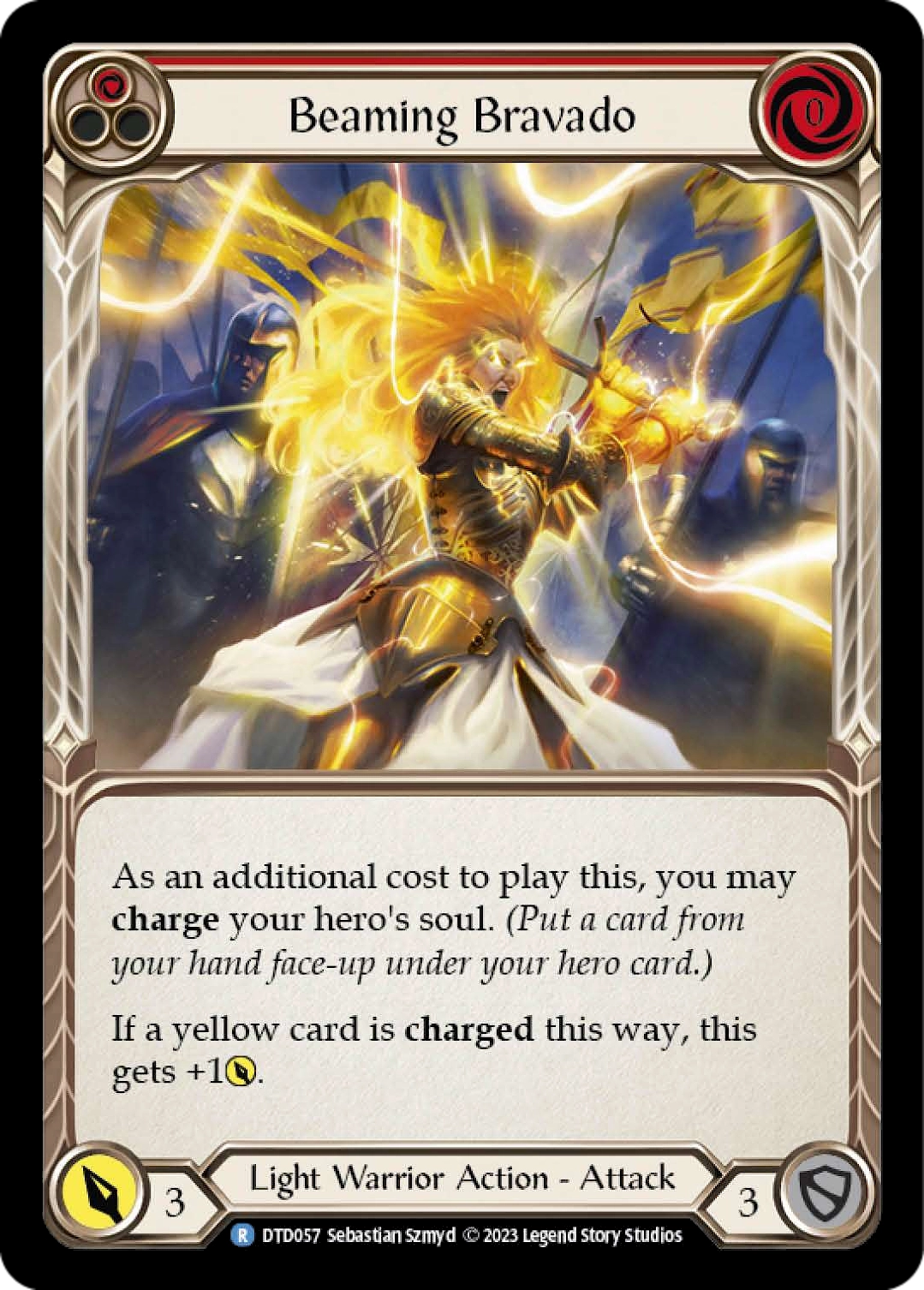 Beaming Bravado (Red) - DTD057