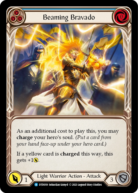Beaming Bravado (Blue) - DTD059