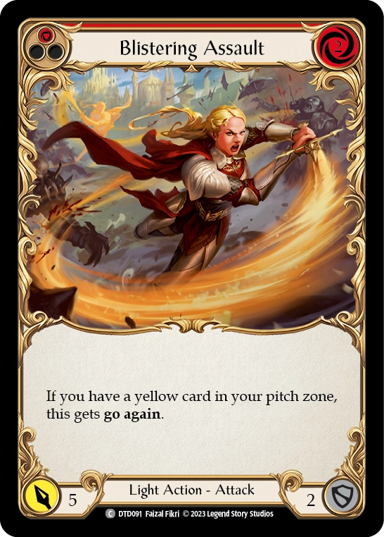 Blistering Assault (Red) - DTD091