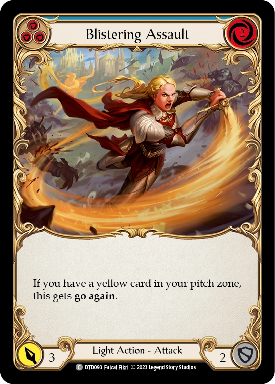 Blistering Assault (Blue) - DTD093