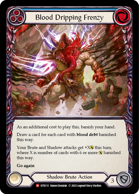 Blood Dripping Frenzy - DTD111