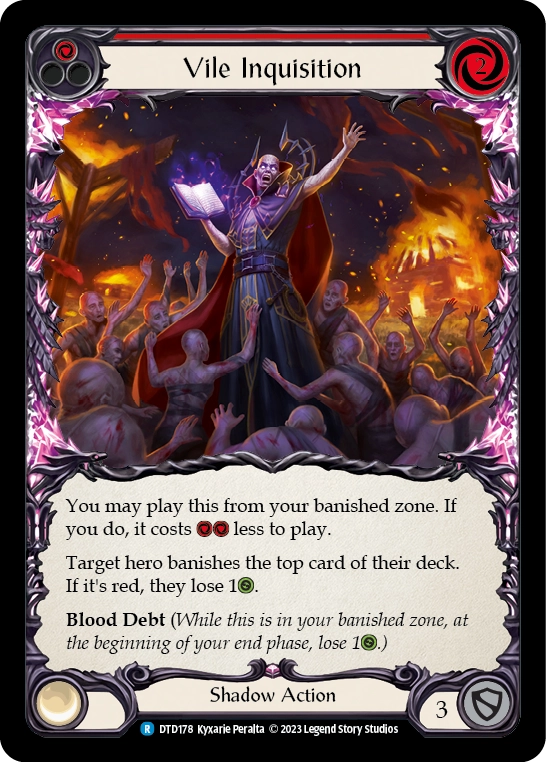 Vile Inquisition (Red) - DTD178