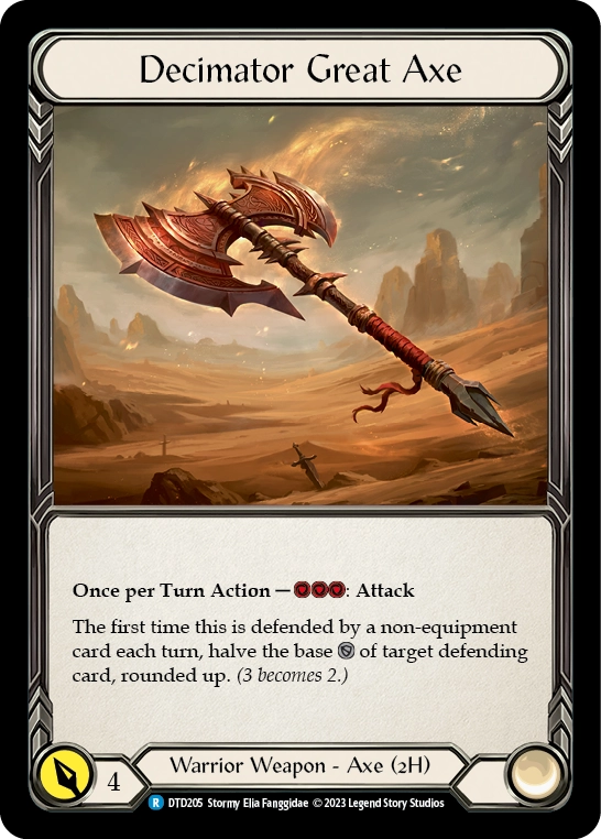 Decimator Great Axe - DTD205