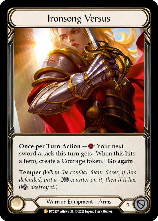 その他 Flesh and Blood Courage CF Courage - Token Alter - Flesh and Blood TCG - Etsy