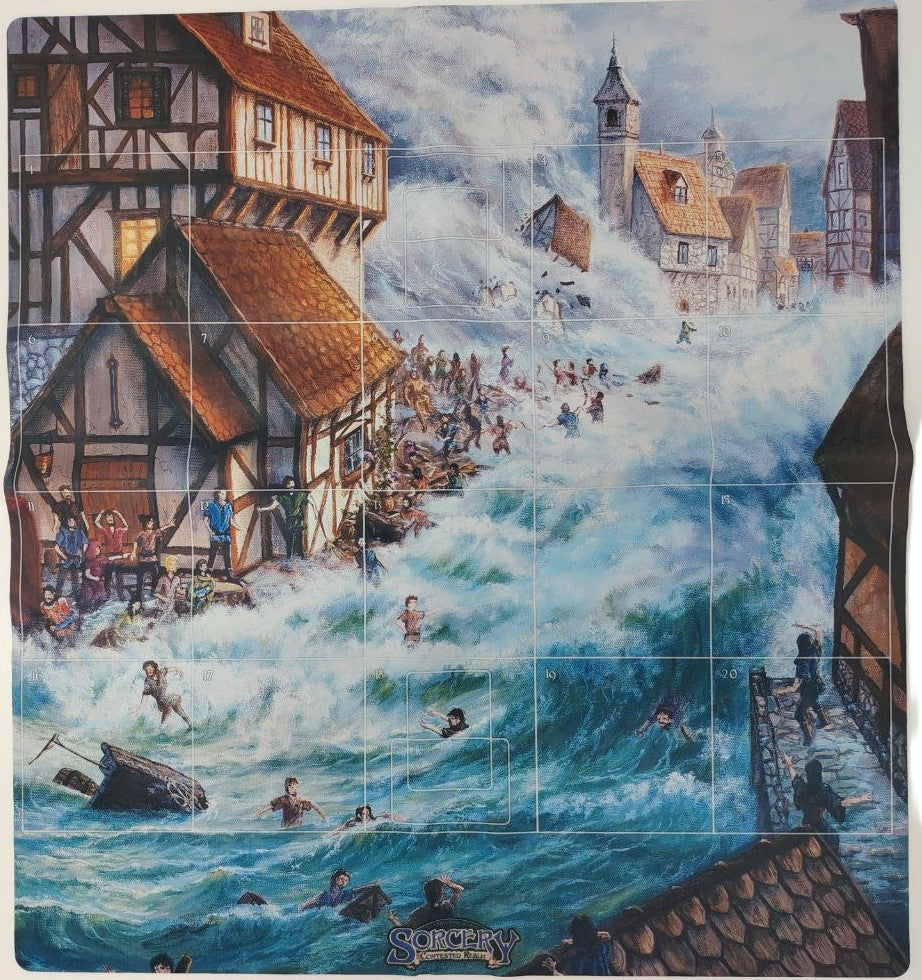 Sorcery: Contested Realm Arthurian Legends - "Great Drowning of Men (Water)" Playmat