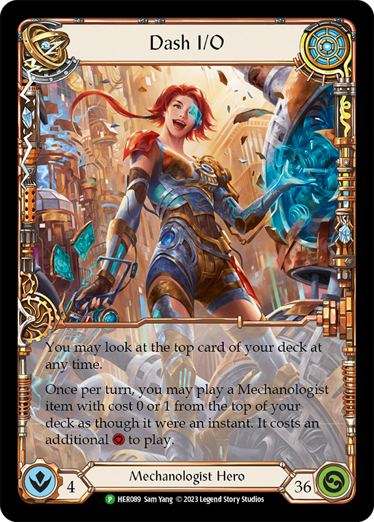 Dash I/O (Pro Quest) (Extended Art) | Promotional Cards