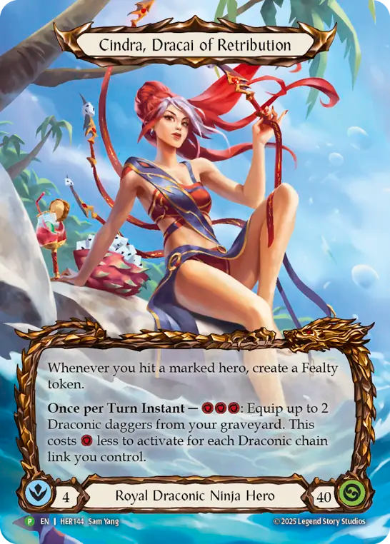 Promo] [RF] Cindra, Dracai of Retribution - HER144