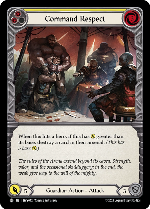 Command Respect (Yellow) - HVY072