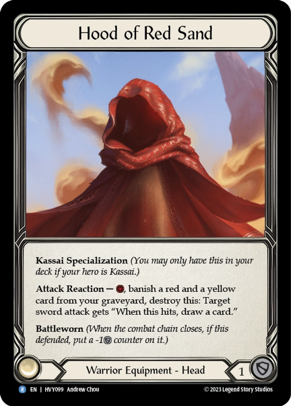 Hood of Red Sand - HVY099