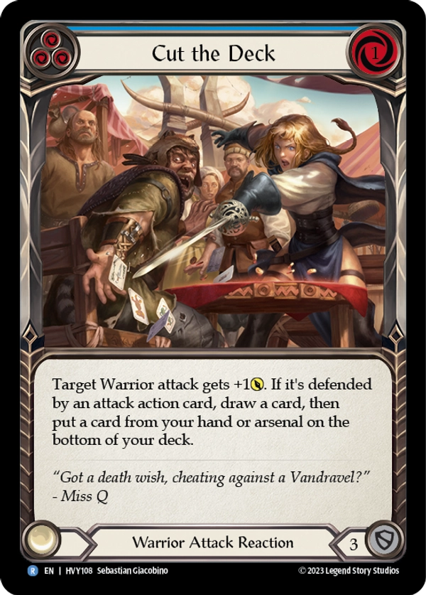Cut the Deck (Blue) - HVY108