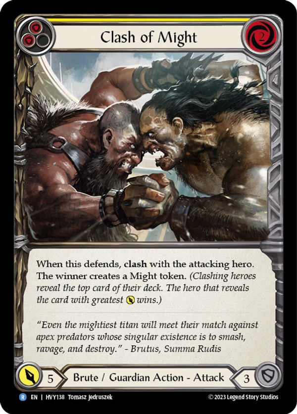Clash of Might (Yellow) - HVY138