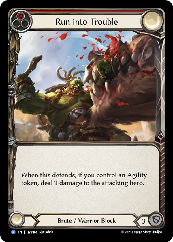 Run into Trouble (Red) - HVY161