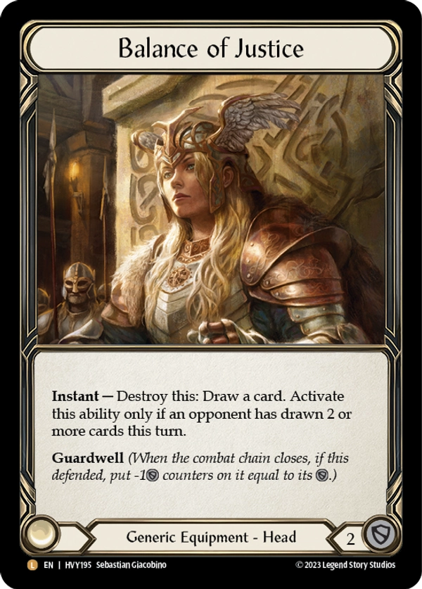 Balance of Justice - Heavy Hitters - Flesh & Blood TCG - FaB