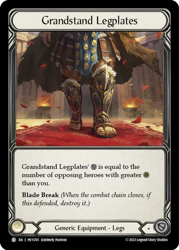 Grandstand Legplates - HVY205