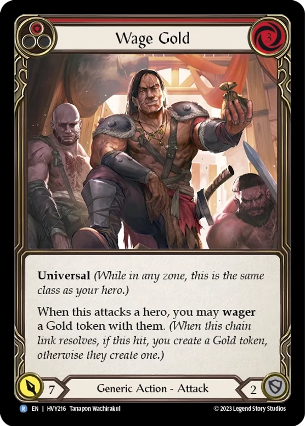 Wage Gold (Red) - HVY216