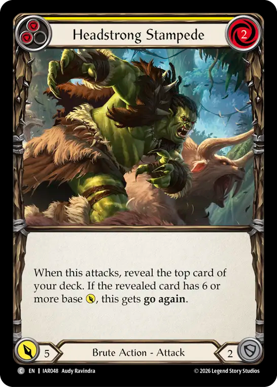 Headstrong Stampede (Yellow)