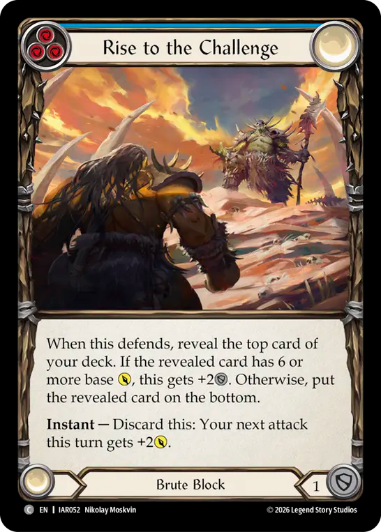 Rise to the Challenge (Blue)