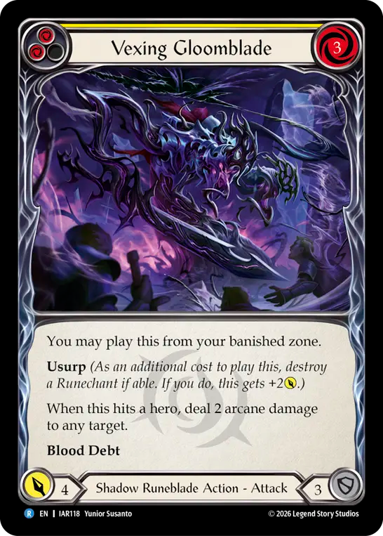 Vexing Gloomblade (Yellow)