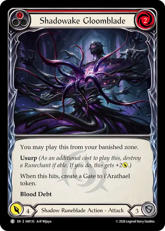 Shadowake Gloomblade (Red)
