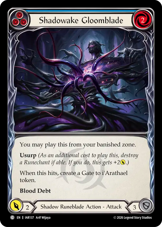 Shadowake Gloomblade (Blue)