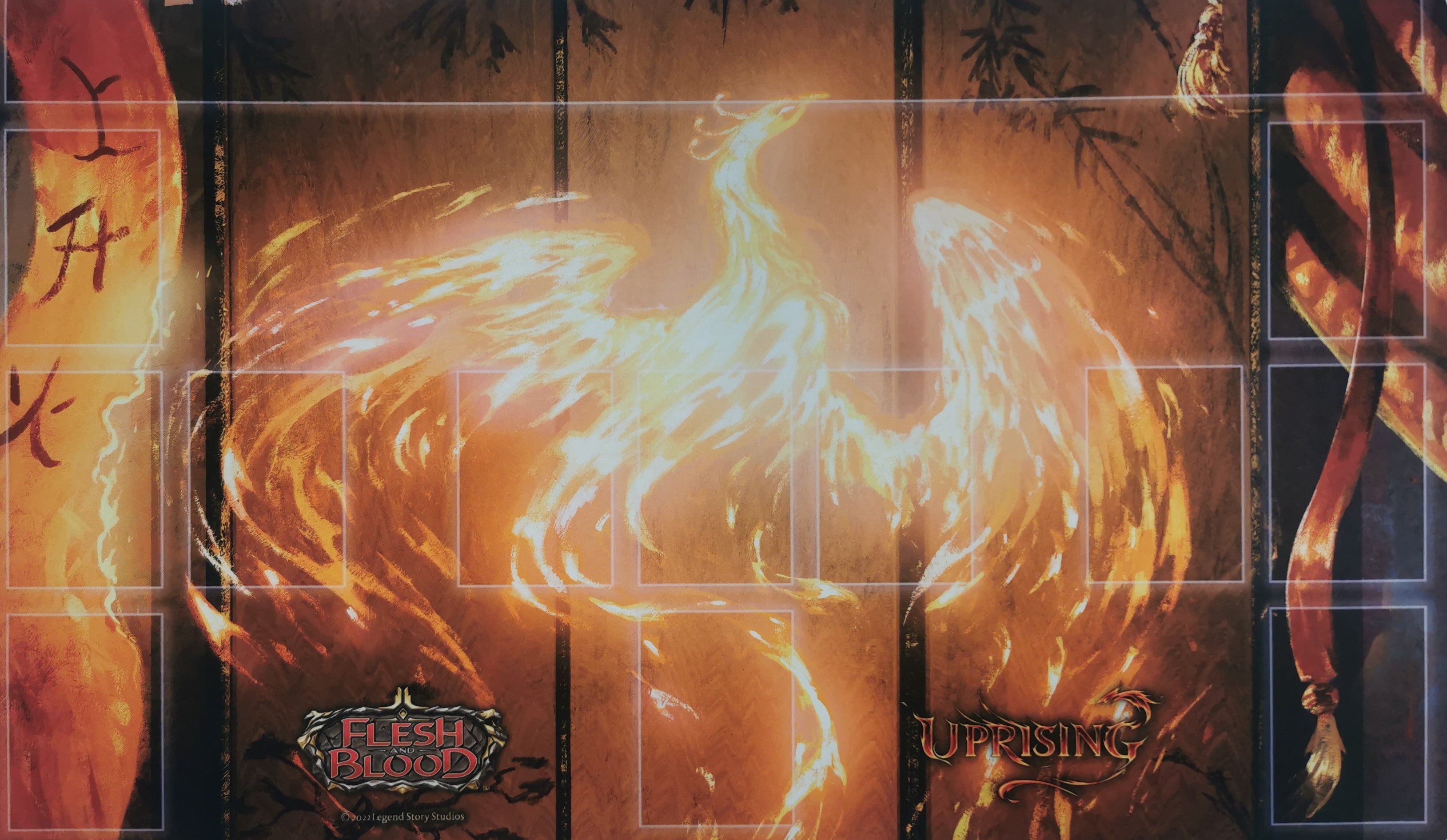 Phoenix Flame Playmat