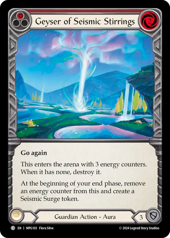 Geyser of Seismic Stirrings