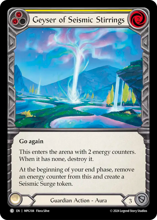 Geyser of Seismic Stirrings