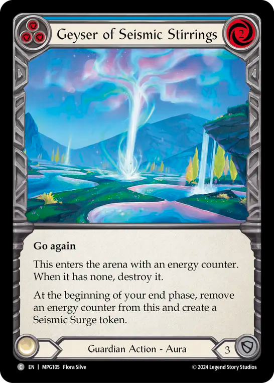 Geyser of Seismic Stirrings