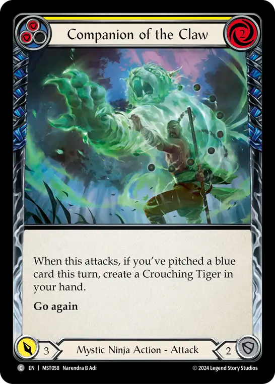 Companion of the Claw (Yellow) - MST058
