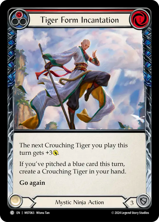 Tiger Form Incantation (Red) - MST063