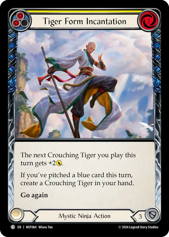 Tiger Form Incantation (Yellow) - MST064