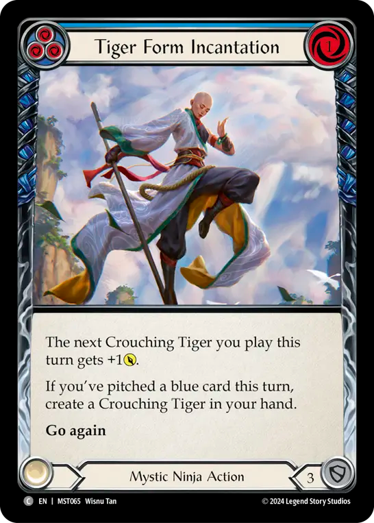 Tiger Form Incantation (Blue) - MST065
