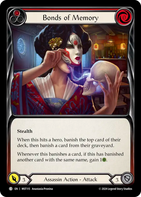 Bonds of Memory (Red) - MST115
