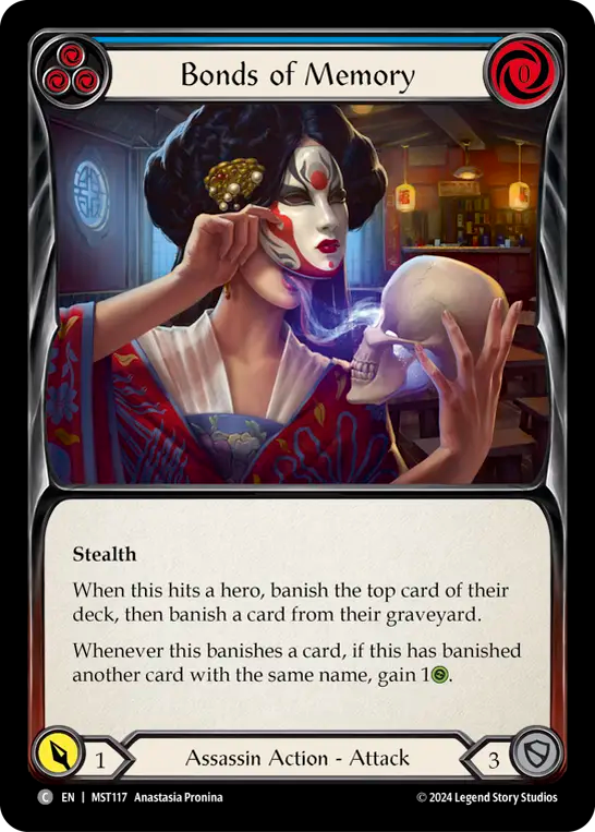 Bonds of Memory (Blue) - MST117