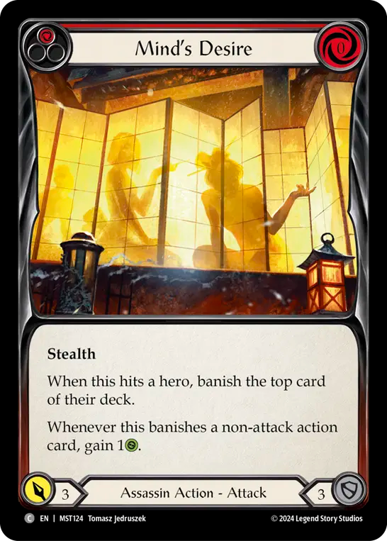 Mind's Desire (Red) - MST124