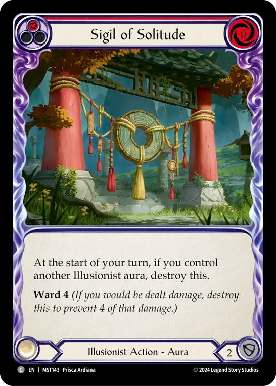 Sigil of Solitude (Red) - MST143