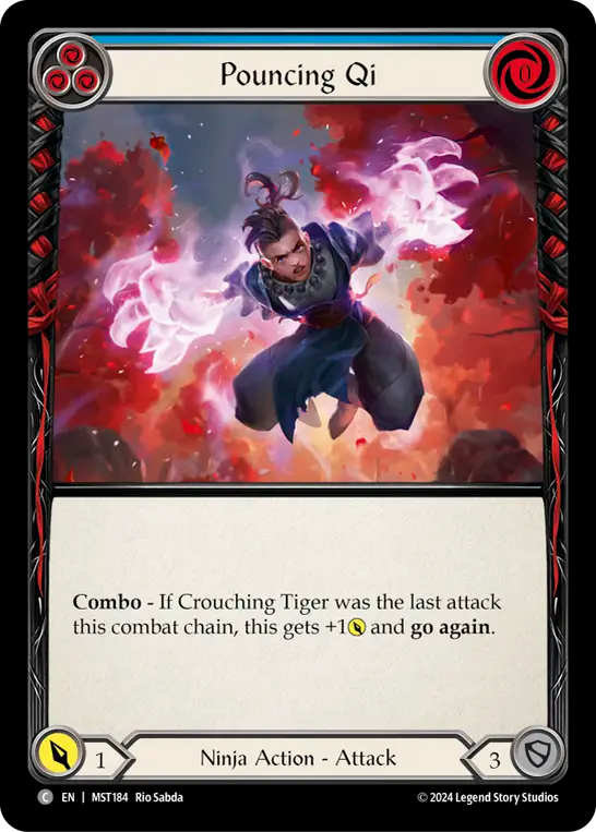 Pouncing Qi (Blue) - MST184