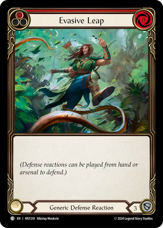 Evasive Leap (Red) - MST218