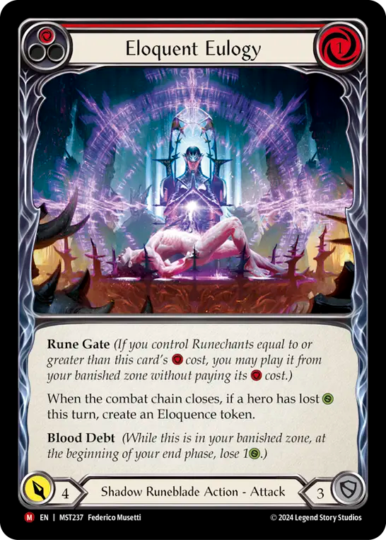 Eloquent Eulogy - MST237
