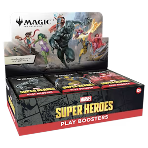 MTG Marvel Super Heroes Play Booster Display