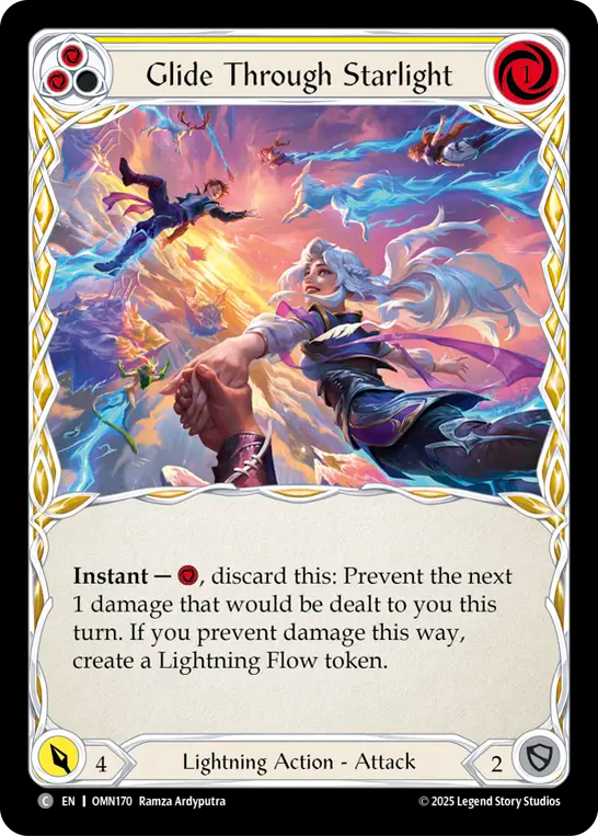 Glide Through Starlight (Yellow)